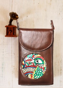 WALLET-THREE FOLD/DOODLE PEACOCK