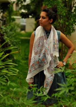 MADHUBANI STOLE – MAYUR