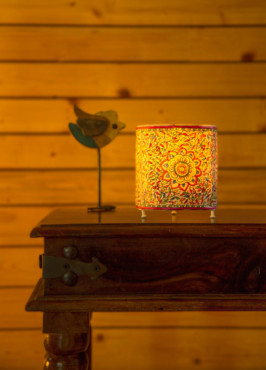 CYLINDER TEALIGHT -OCEAN FLOWER