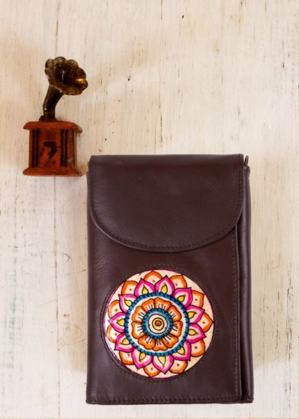 WALLET-THREE FOLD/FLOWER