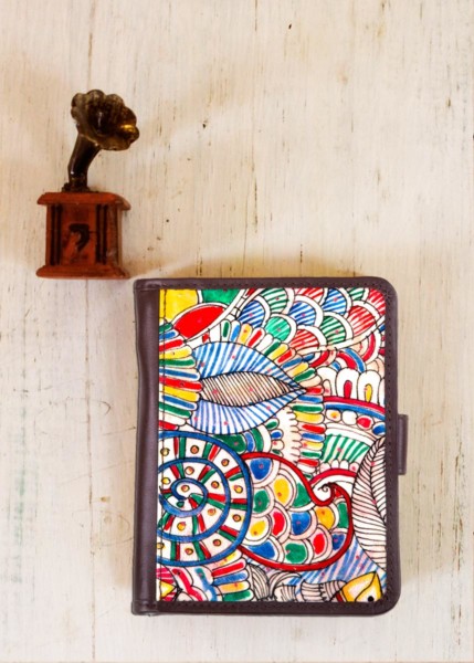 WALLET PASSPORT/ DOODLE  – BROWN