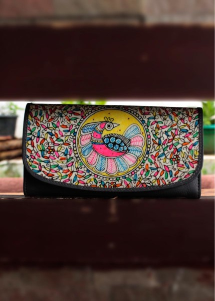 CLUTCH WALLET/ PEACOCK MAZE