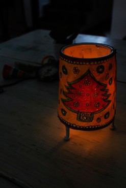 CONE BABY TEALIGHT- CHRISTMAS TREE