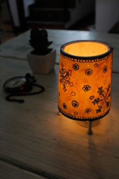 CONE BABY TEALIGHT- SNOW FLAKES