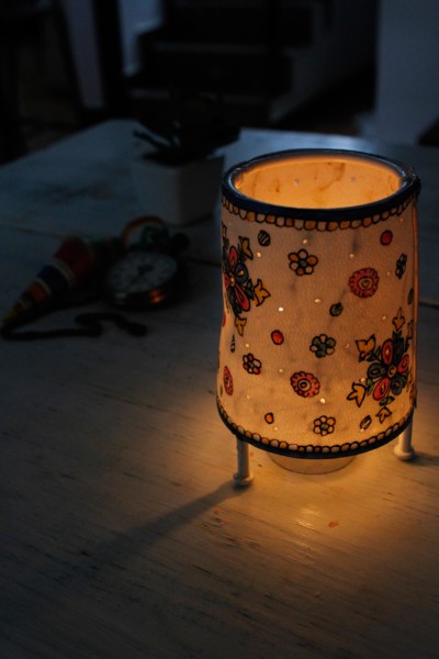 CONE BABY TEALIGHT- SNOW FLAKES