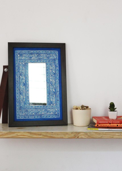 MADHUBANI FRAME-BLUE