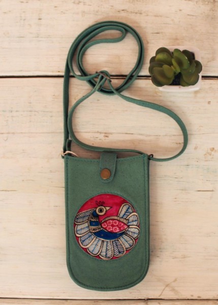 MOBILE POUCH-PEACOCK (Colorway)