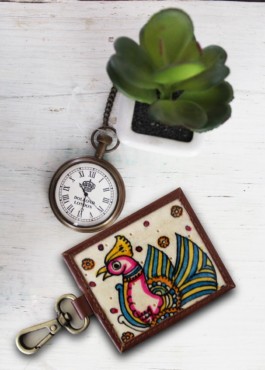 KEY RING-PEACOCK